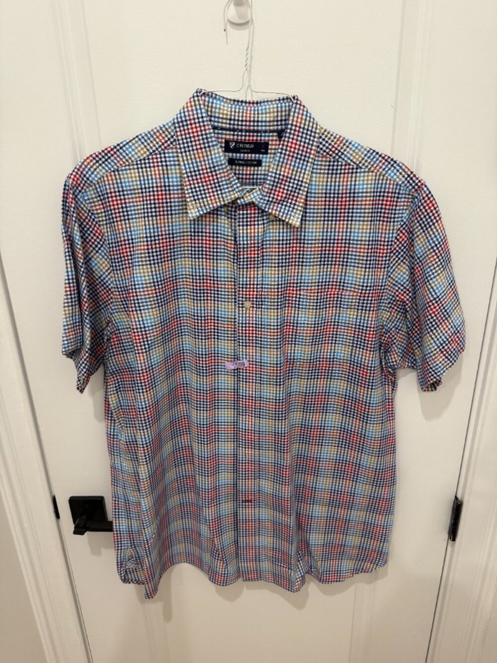 XL Rainbow Cremieux Short-Sleeve Button Down